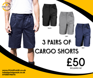 Cargo shorts bundle | 3 Pairs